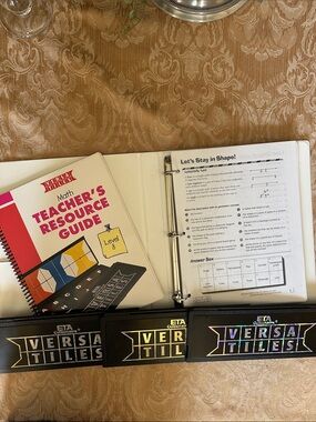 VersaTiles 3 Sets ETA Cuisinaire Hand2mind + level 8 Teacher Guide + Student Pgs